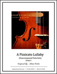 A Pizzicato Lullaby Unaccompanied Viola cover Thumbnail